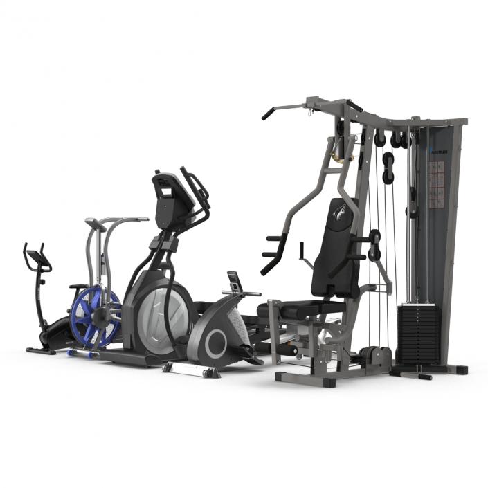 Exercise Equipment 3D Models Collection 3D model