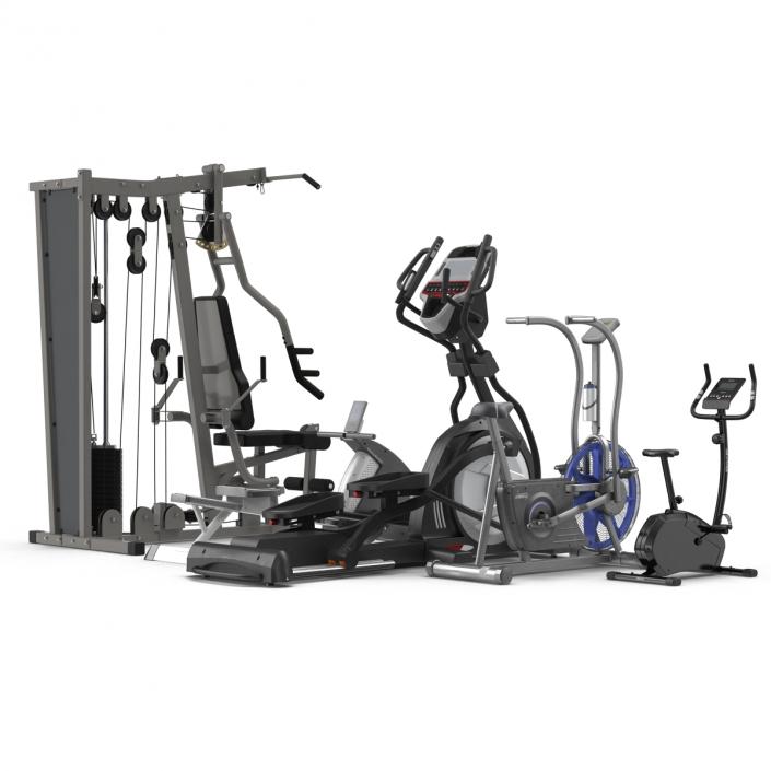 Exercise Equipment 3D Models Collection 3D model