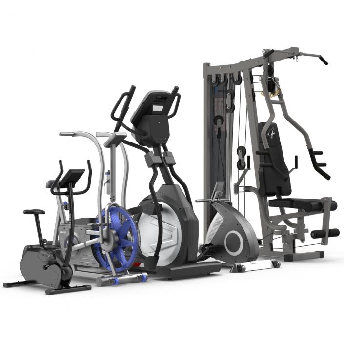 Exercise Equipment 3D Models Collection 3D model