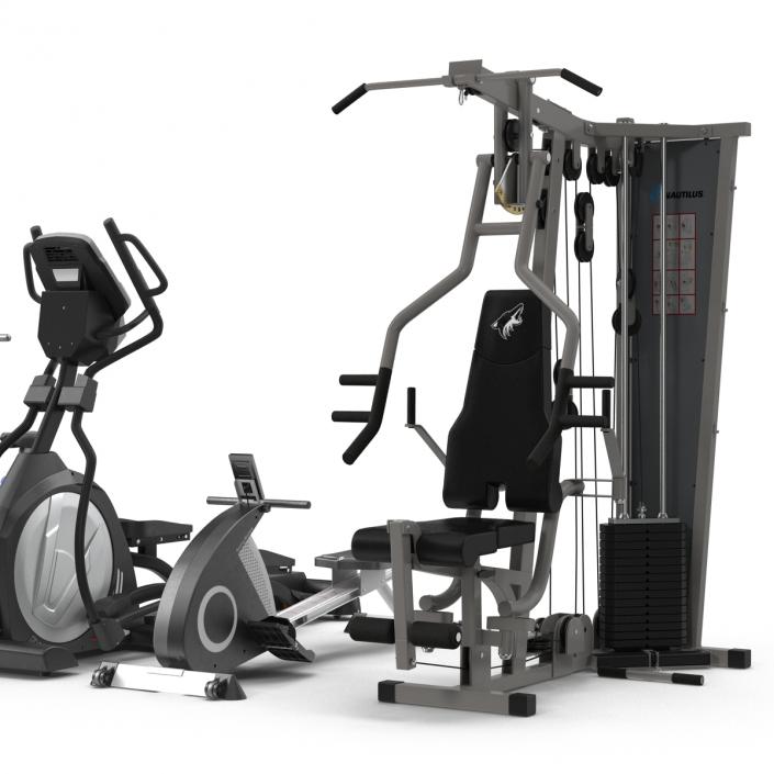 Exercise Equipment 3D Models Collection 3D model