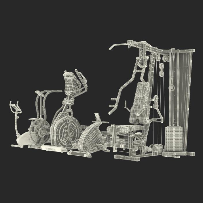 Exercise Equipment 3D Models Collection 3D model