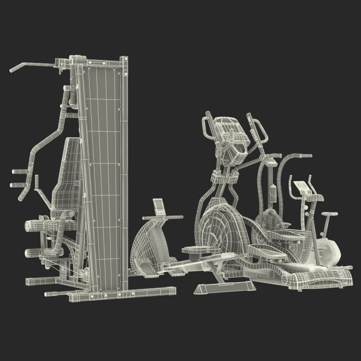 Exercise Equipment 3D Models Collection 3D model