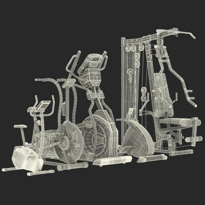 Exercise Equipment 3D Models Collection 3D model