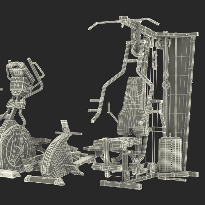 Exercise Equipment 3D Models Collection 3D model