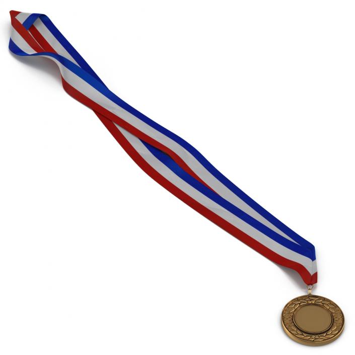 3D model Award Medal 2 Bronze