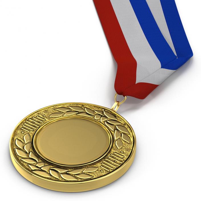 3D Award Medal 2 Gold model