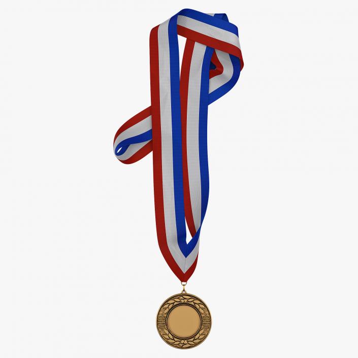 3D model Award Medal 3 Bronze