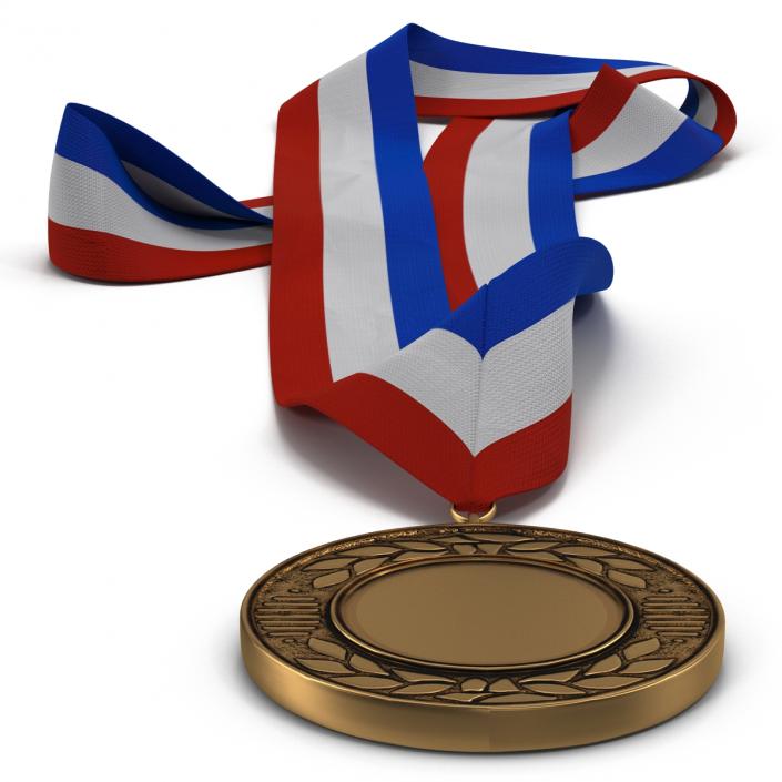 3D model Award Medal 3 Bronze