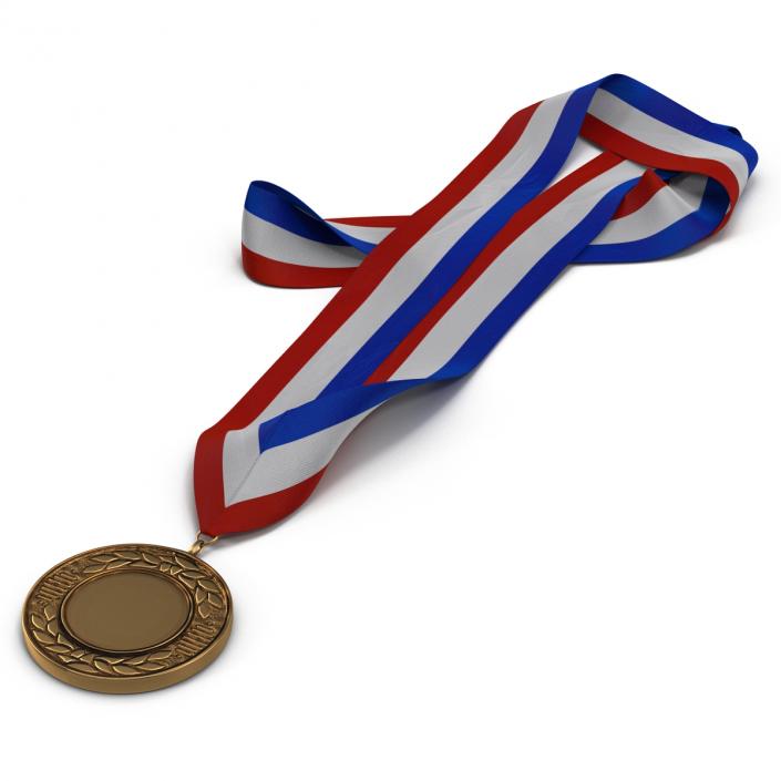 3D model Award Medal 3 Bronze