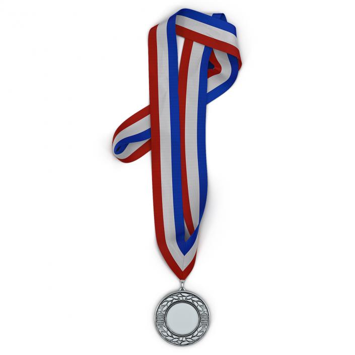 3D model Award Medal 3 Silver