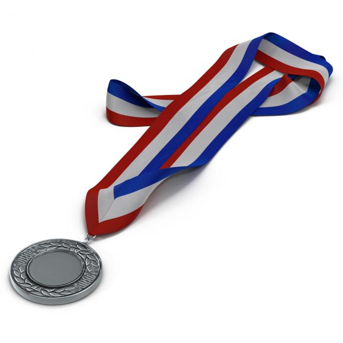 3D model Award Medal 3 Silver