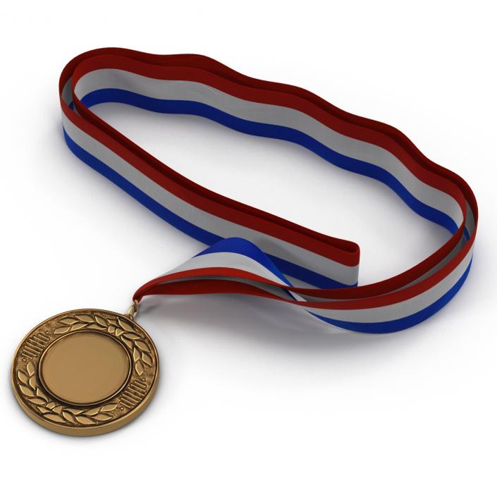 3D model Award Medal 4 Bronze