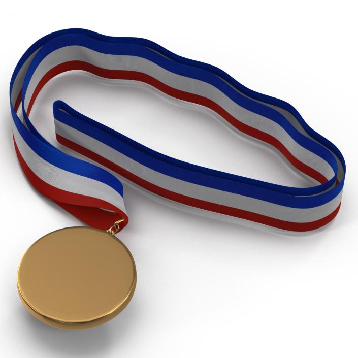 3D model Award Medal 4 Bronze