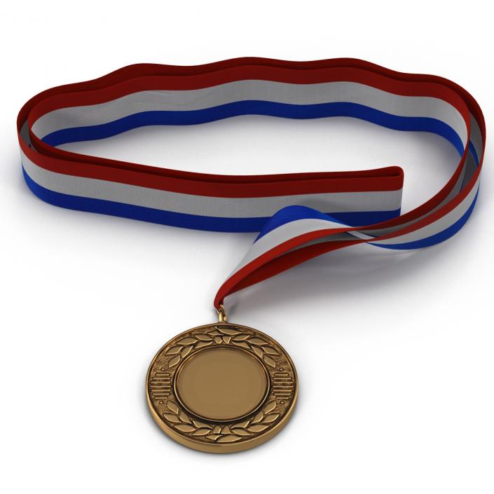 3D model Award Medal 4 Bronze