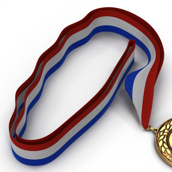 3D model Award Medal 4 Bronze