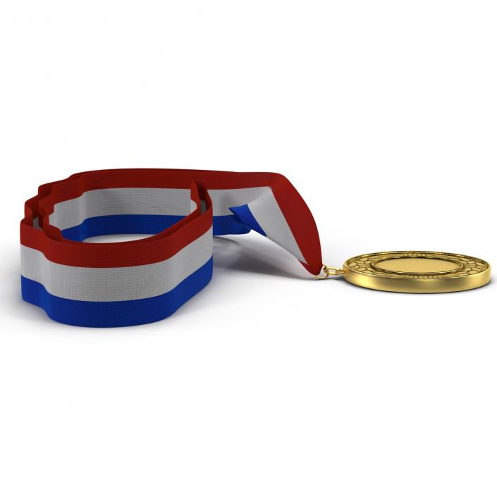 3D Award Medal 4 Gold model