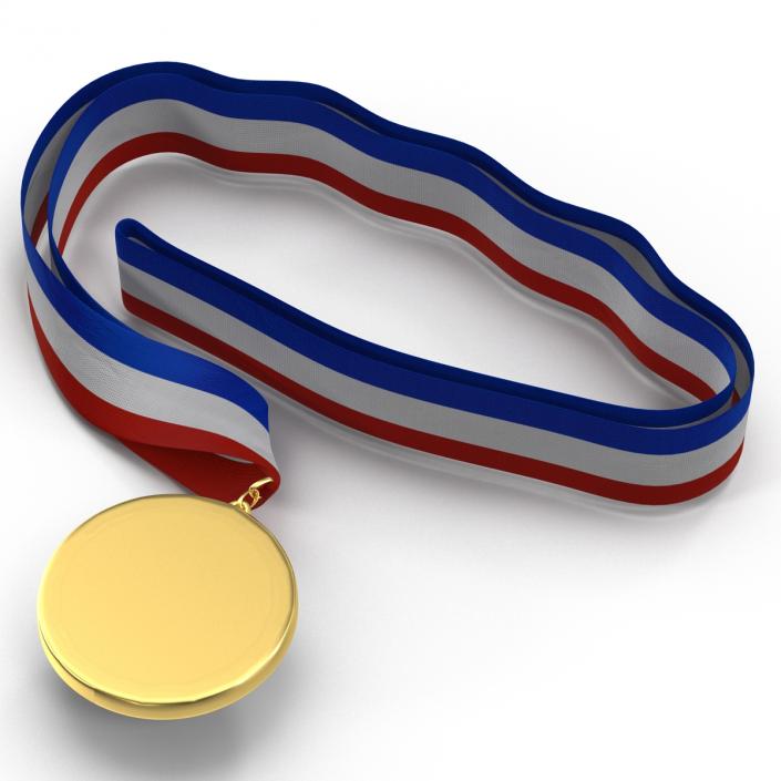 3D Award Medal 4 Gold model