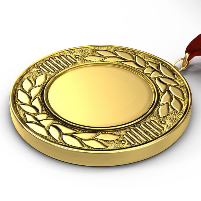 3D Award Medal 4 Gold model