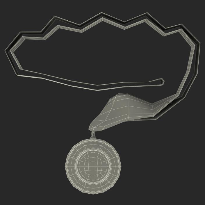 3D Award Medal 4 Gold model