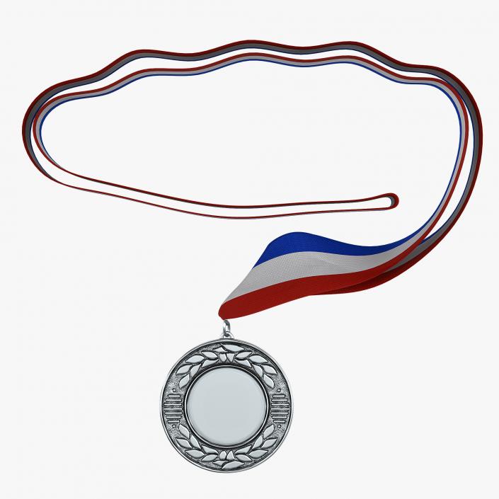 3D model Award Medal 4 Silver