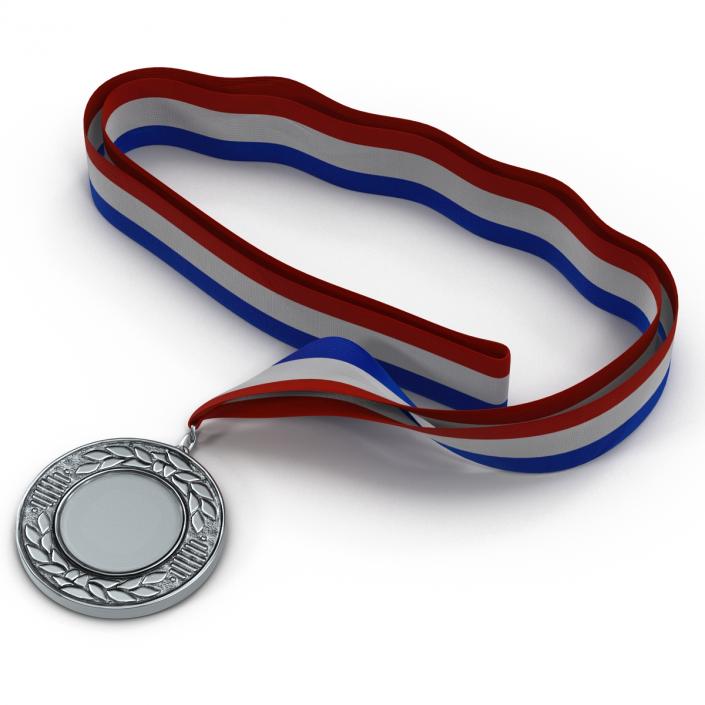 3D model Award Medal 4 Silver