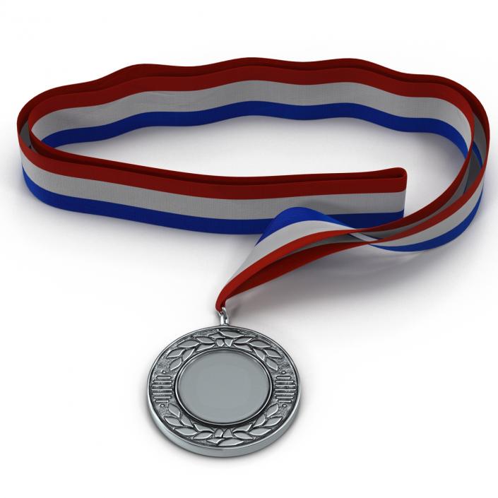 3D model Award Medal 4 Silver