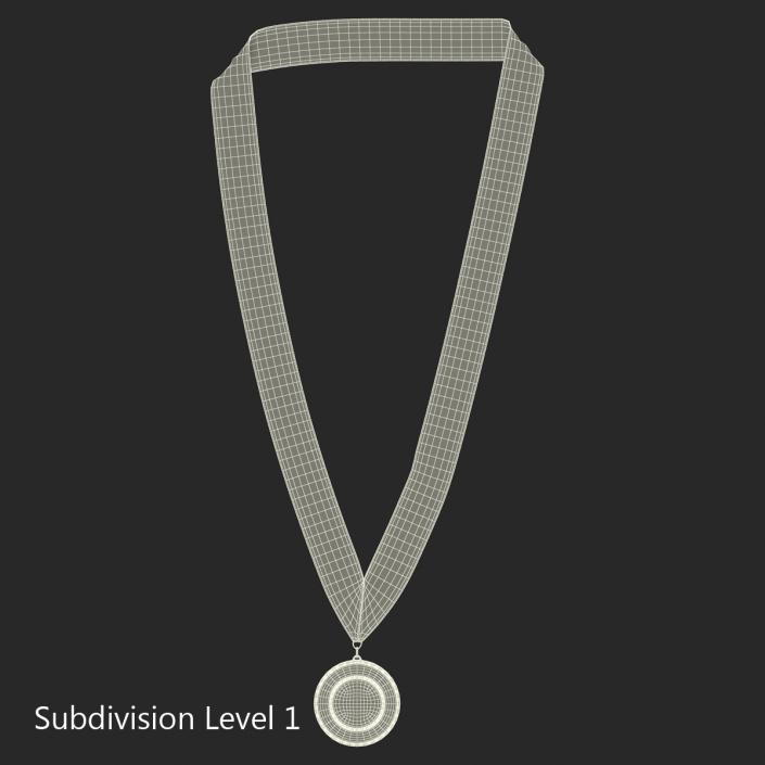 3D Award Medal Bronze model