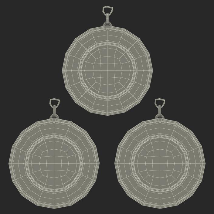 3D Award Medals 3D Models Set 3 model