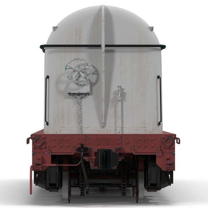 3D Milk Tank Car model