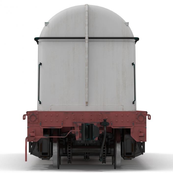 3D Milk Tank Car model