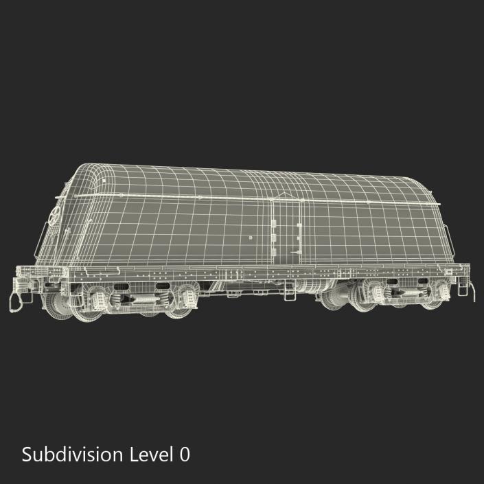 3D Milk Tank Car model