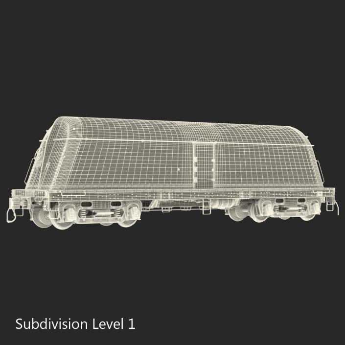 3D Milk Tank Car model