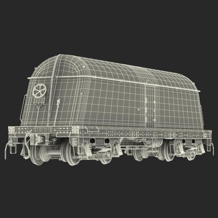 3D Milk Tank Car model