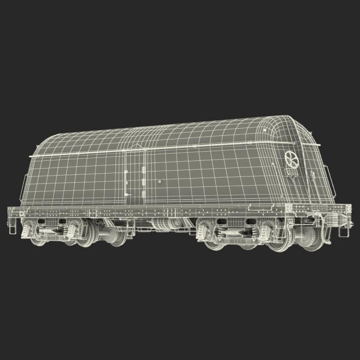 3D Milk Tank Car model