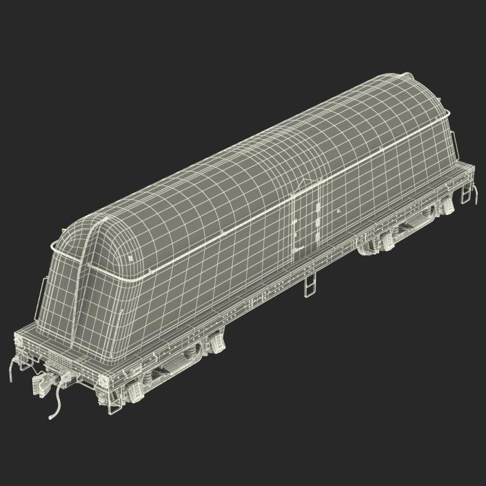 3D Milk Tank Car model