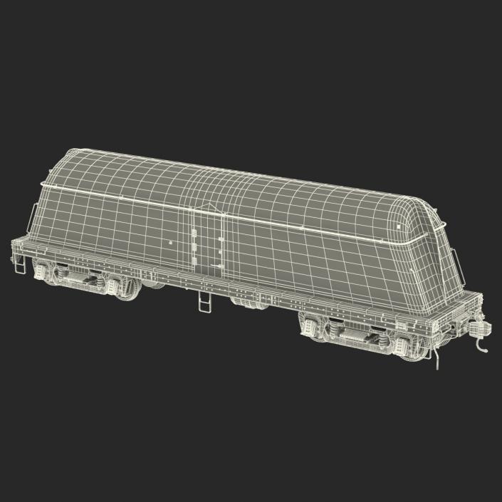 3D Milk Tank Car model