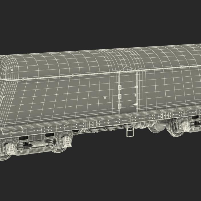 3D Milk Tank Car model