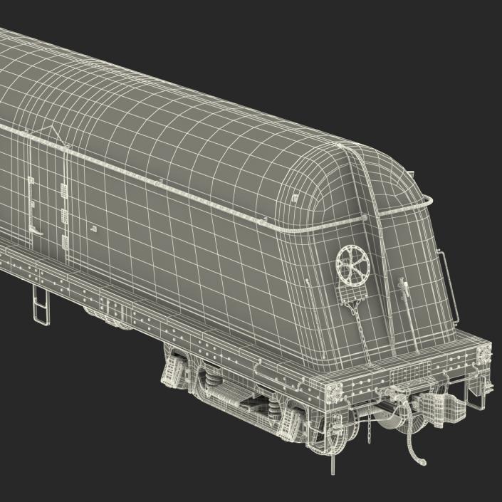 3D Milk Tank Car model