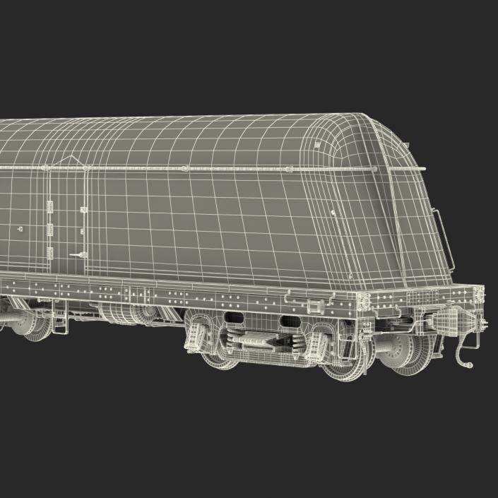 3D Milk Tank Car model