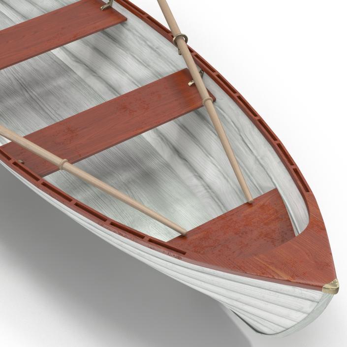 3D Rowing Boat 4 model