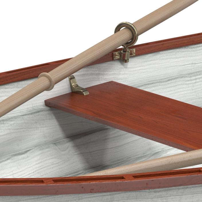 3D Rowing Boat 4 model