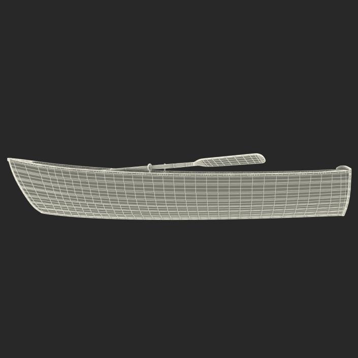 3D Rowing Boat 4 model