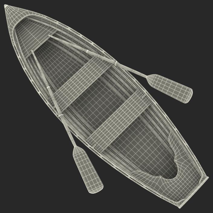 3D Rowing Boat 4 model