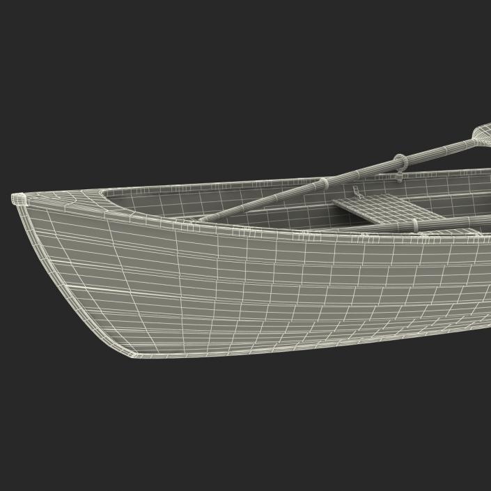 3D Rowing Boat 4 model