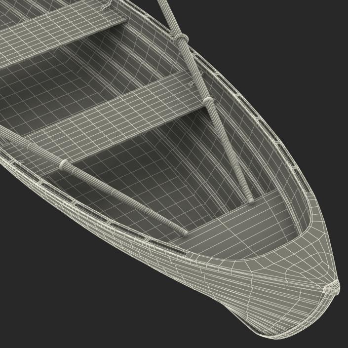 3D Rowing Boat 4 model