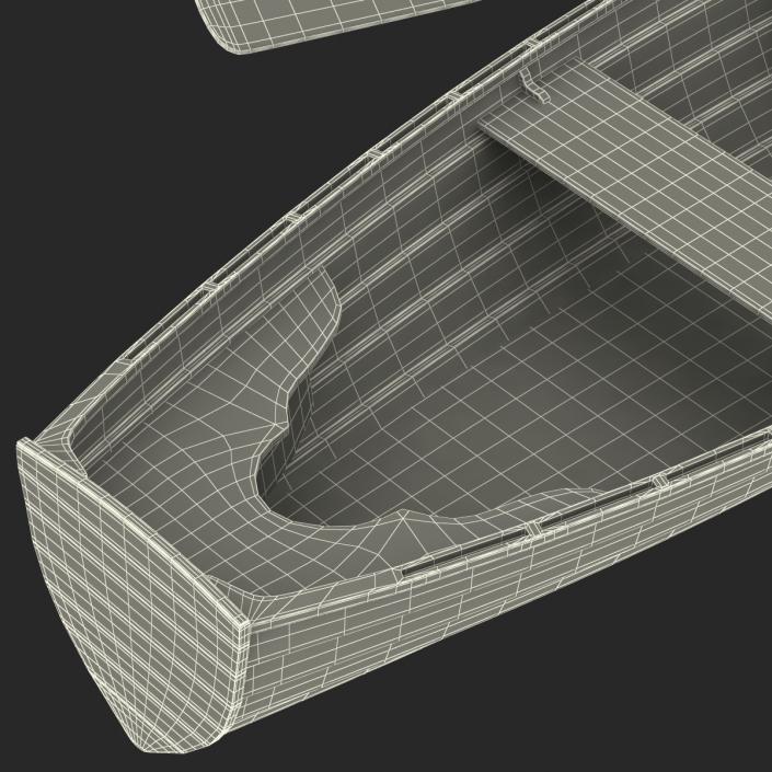 3D Rowing Boat 4 model