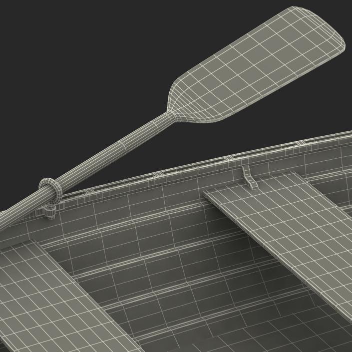 3D Rowing Boat 4 model