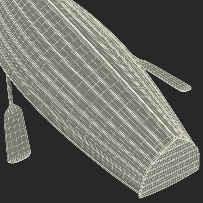 3D Rowing Boat 4 model