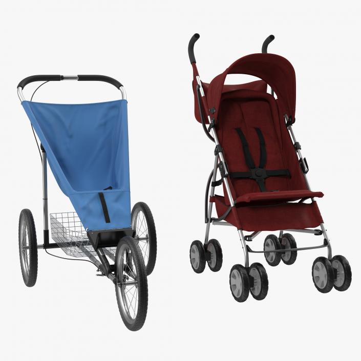 3D model Baby Strollers 3D Models Collection