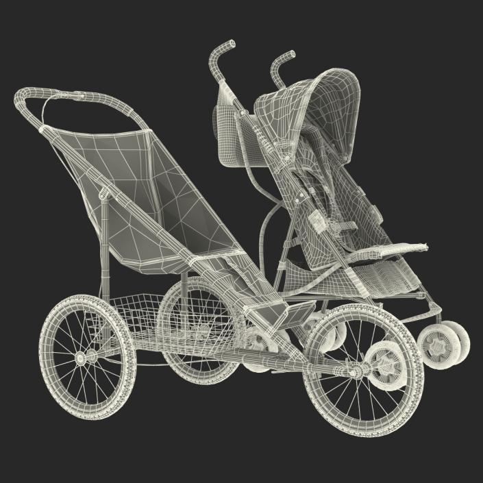 3D model Baby Strollers 3D Models Collection